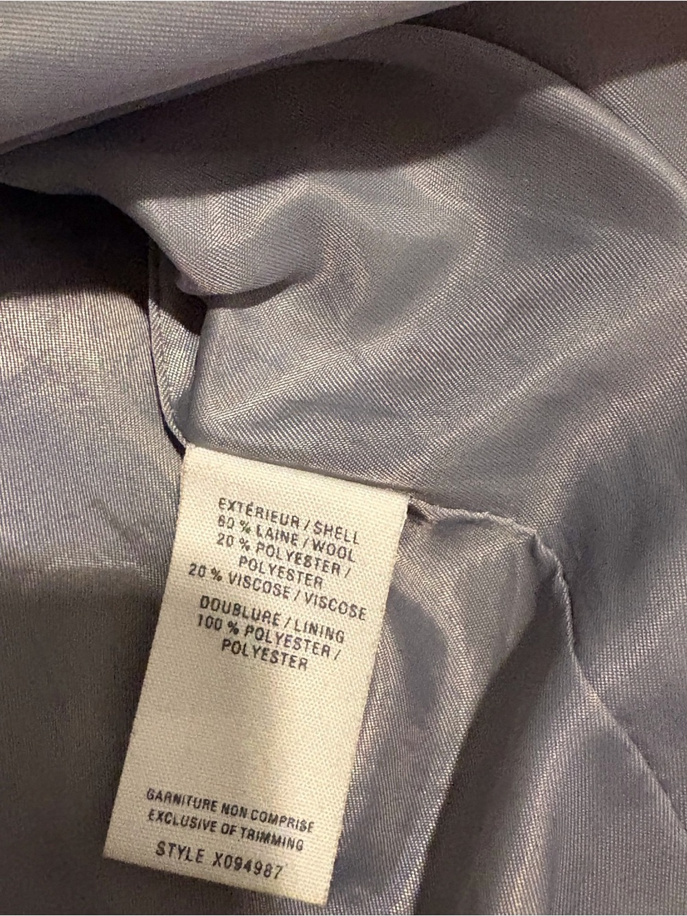 Jacob Black Single-Breasted Wool Blend Coat - Picture 4 of 7